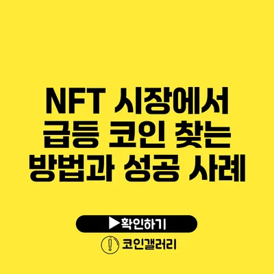 NFT 시장에서 급등 코인 찾는 방법과 성공 사례