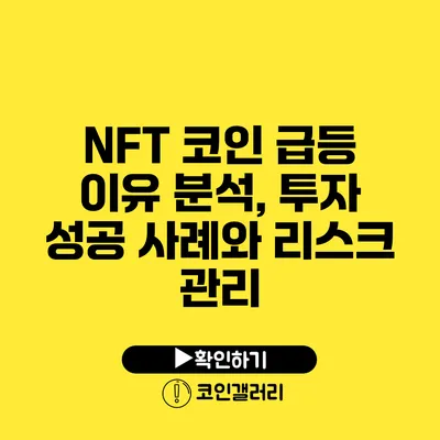 NFT 코인 급등 이유 분석, 투자 성공 사례와 리스크 관리