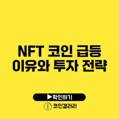 NFT 코인 급등 이유와 투자 전략