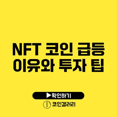 NFT 코인 급등 이유와 투자 팁