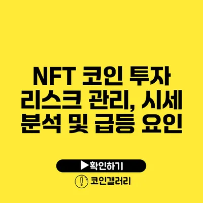 NFT 코인 투자 리스크 관리, 시세 분석 및 급등 요인