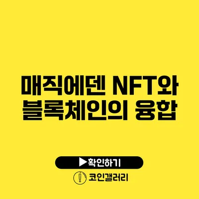 매직에덴: NFT와 블록체인의 융합