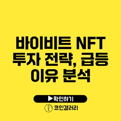 바이비트 NFT 투자 전략, 급등 이유 분석