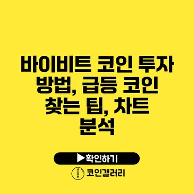 바이비트 코인 투자 방법, 급등 코인 찾는 팁, 차트 분석