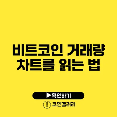 비트코인 거래량 차트를 읽는 법
