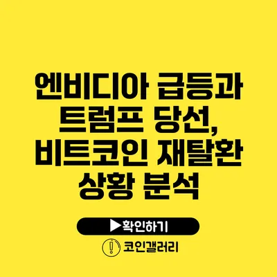 엔비디아 급등과 트럼프 당선, 비트코인 재탈환 상황 분석