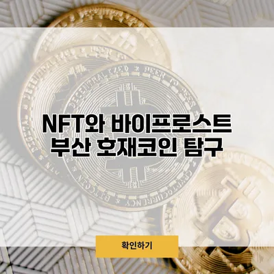 NFT와 바이프로스트 부산 호재코인 탐구