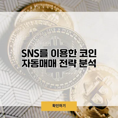 SNS를 이용한 코인 자동매매 전략 분석
