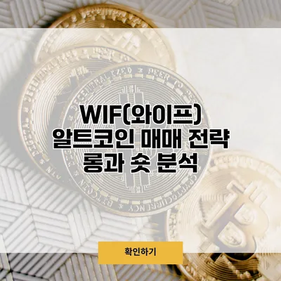 WIF(와이프) 알트코인 매매 전략 롱과 숏 분석