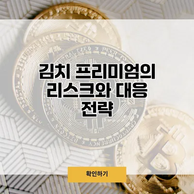 김치 프리미엄의 리스크와 대응 전략