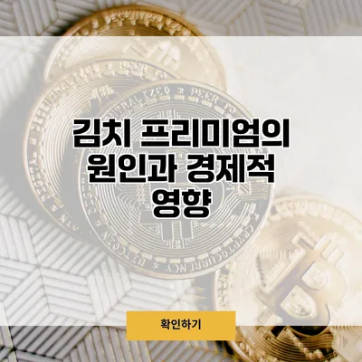 김치 프리미엄의 원인과 경제적 영향