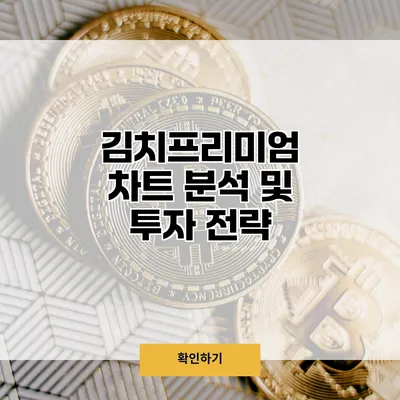 김치프리미엄 차트 분석 및 투자 전략