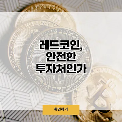 레드코인, 안전한 투자처인가?