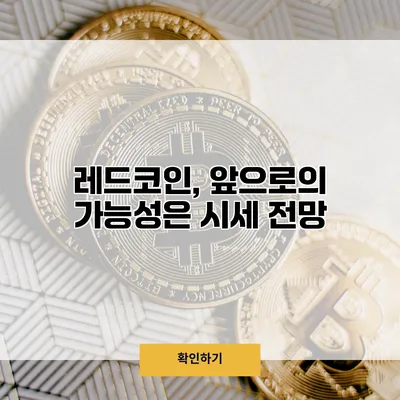 레드코인, 앞으로의 가능성은? 시세 전망