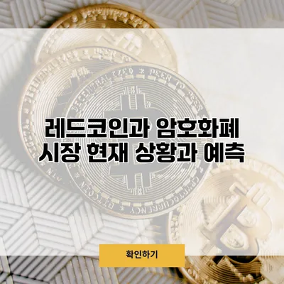 레드코인과 암호화폐 시장 현재 상황과 예측