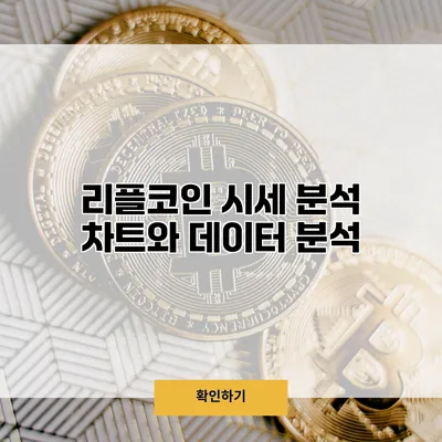 리플코인 시세 분석 차트와 데이터 분석