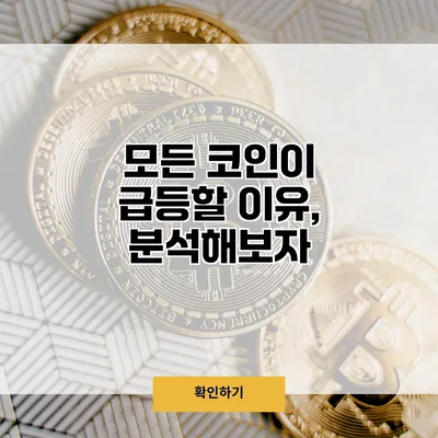 모든 코인이 급등할 이유, 분석해보자