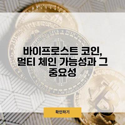 바이프로스트 코인, 멀티 체인 가능성과 그 중요성