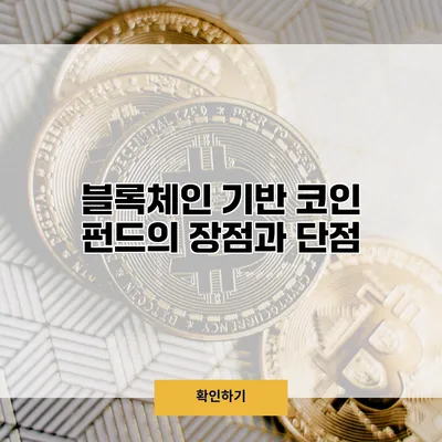 블록체인 기반 코인 펀드의 장점과 단점