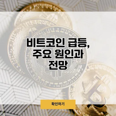 비트코인 급등, 주요 원인과 전망