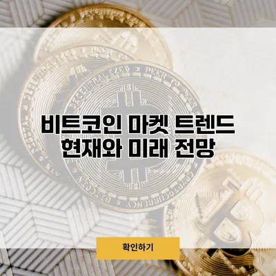 비트코인 마켓 트렌드 현재와 미래 전망
