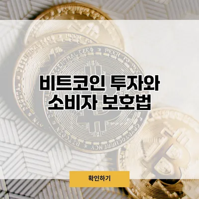 비트코인 투자와 소비자 보호법