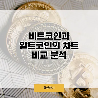 비트코인과 알트코인의 차트 비교 분석