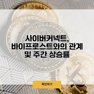 사이버커넥트, 바이프로스트와의 관계 및 주간 상승률