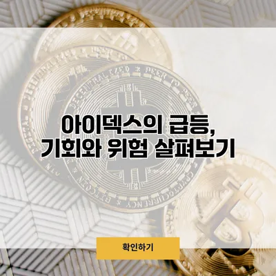 아이덱스의 급등, 기회와 위험 살펴보기