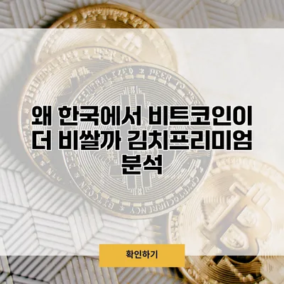 왜 한국에서 비트코인이 더 비쌀까? 김치프리미엄 분석