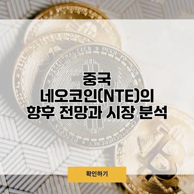 중국 네오코인(NTE)의 향후 전망과 시장 분석
