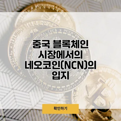 중국 블록체인 시장에서의 네오코인(NCN)의 입지