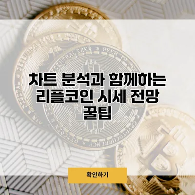 차트 분석과 함께하는 리플코인 시세 전망 꿀팁
