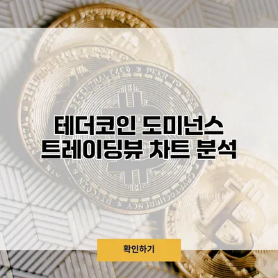 테더코인 도미넌스 트레이딩뷰 차트 분석