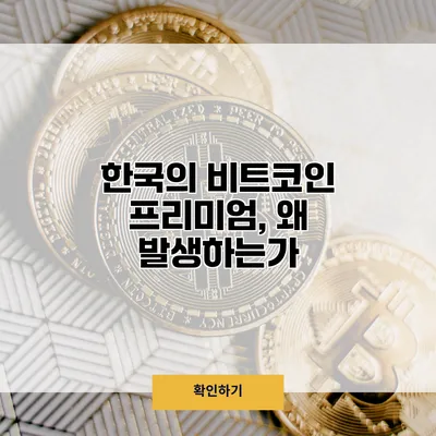 한국의 비트코인 프리미엄, 왜 발생하는가?