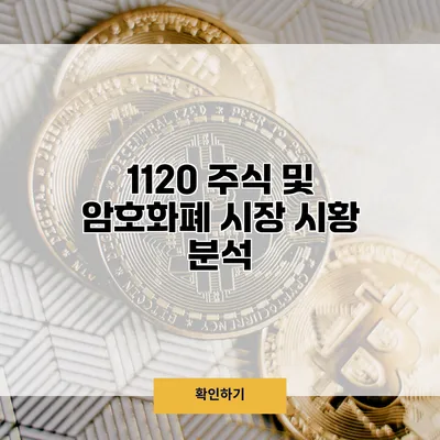 11/20 주식 및 암호화폐 시장 시황 분석